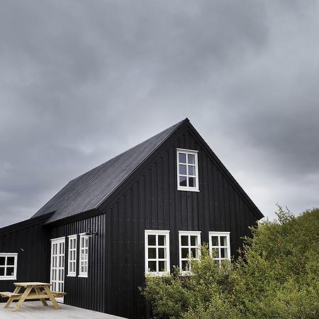 Vila Black Timber House Borgarnes Exteriér fotografie